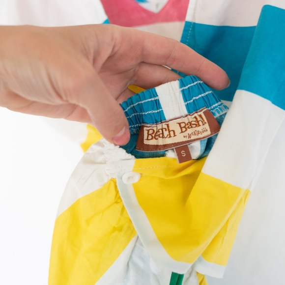 90s Two Piece Bright Stripe Jumper - Picture 4 of 5